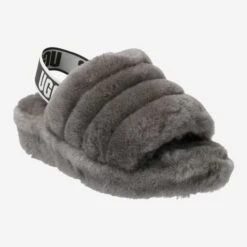 Ugg Art.  FLUFF YEAH SLIDE - Gray